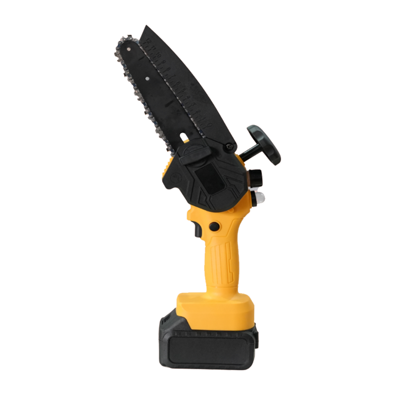 Mini motosierra inalámbrica de relleno automático de aceite de 6 pulgadas